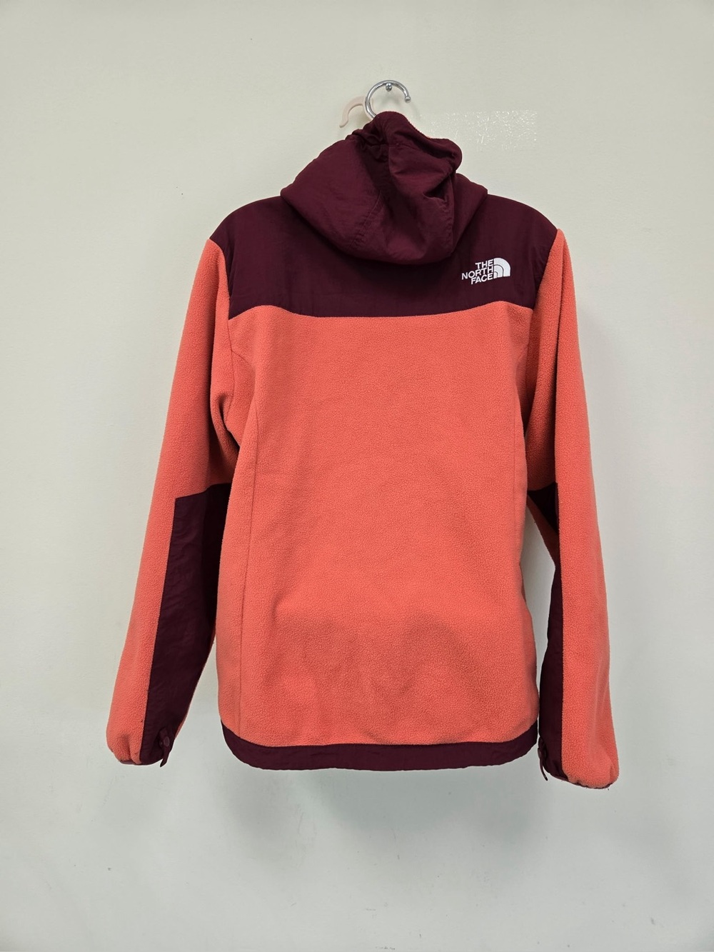 THE NORTH FACE Hooded Denali Fleece Jacket Pink Women’s Small 1218 - Picture 4 of 14